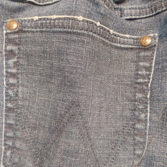 Wrangler Retro Jeans Womens 28X29 Cowgirl Western Boho Denim Flared Wide leg Fit - Picture 10 of 14